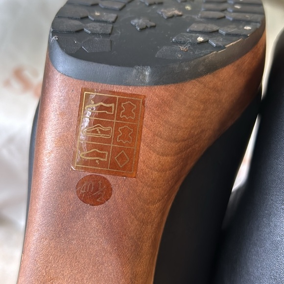 See By Chloe Double Strap Mary Jane Leather Platform Heels Womens size 4 - Picture 11 of 12